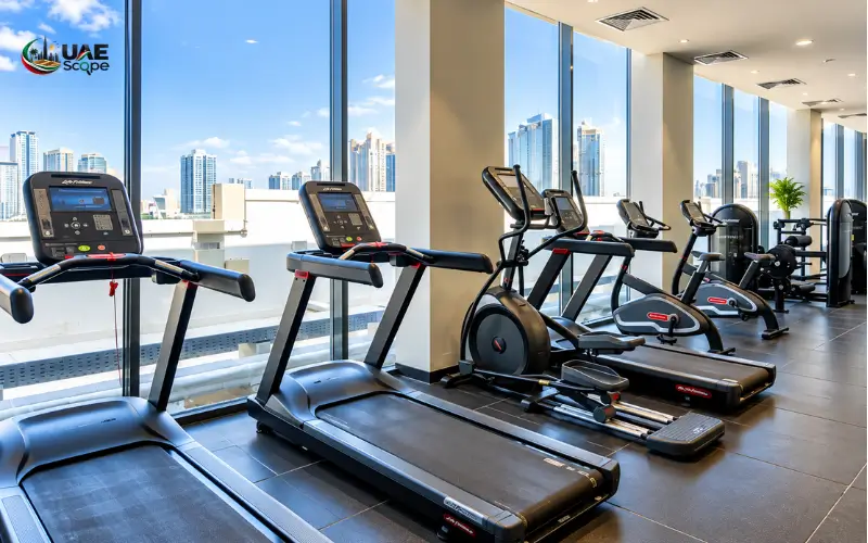 Gym and fitness centre at Shining Tower