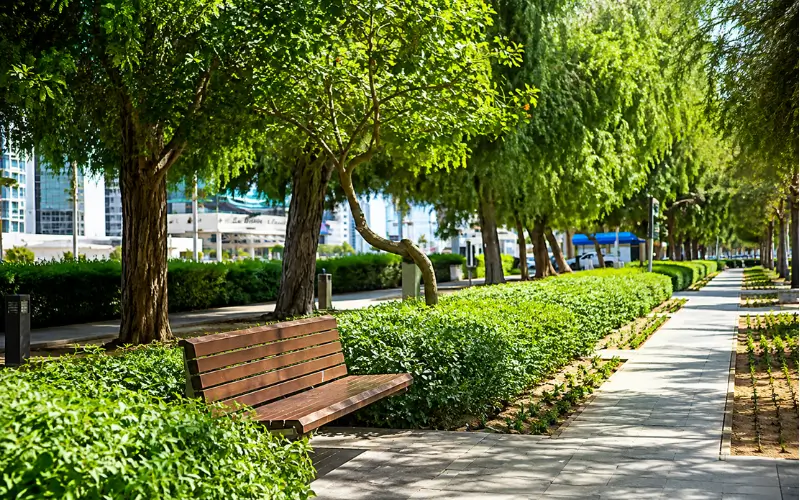 seating area at at Electra Park