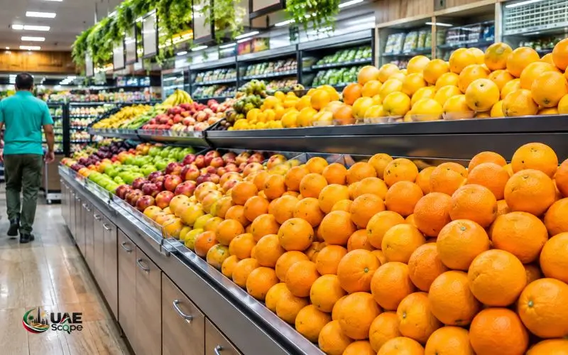 Fresh fruits and vegetables